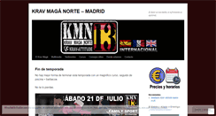 Desktop Screenshot of kravmaganorte13.com